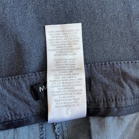 Mario Serrani Italy Women's Comfort Stretch with Tummy Control Blue Shorts, Sz 8 - Picture 5 of 7